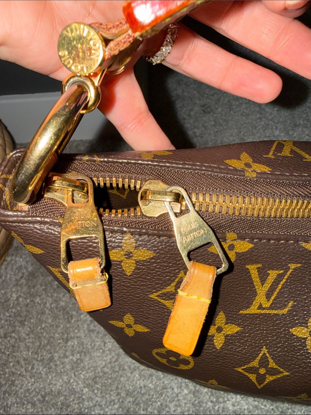 Louis Vuitton Sully PM Brown Monogram Hobo Bag with Gold Hardware - Picture 14 of 17